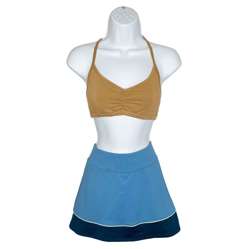 Lija 13” Blue Color Block Tennis Skort - Size Small